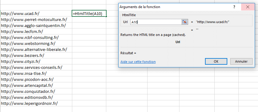 title seo tools excel