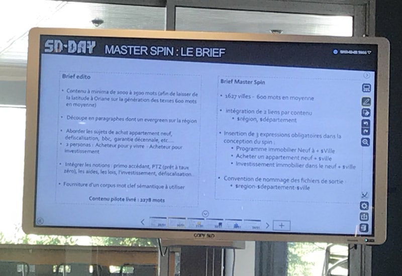 content spinning sdday